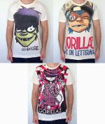 Pack 3 tshirts Gorillaz